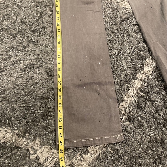 Ninth Hall Stacked Flare Grey Denim Jeans Mens Size 32x34 - Picture 11 of 12